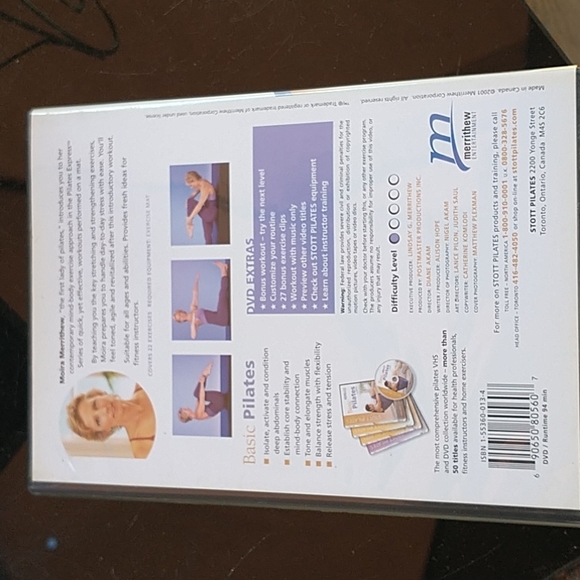 EUC Basic Pilates DVD - Picture 2 of 5